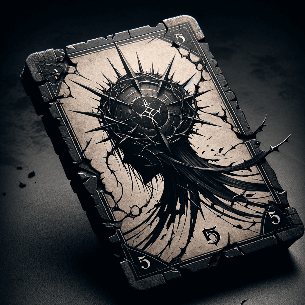 Crown Sigil card — value 5