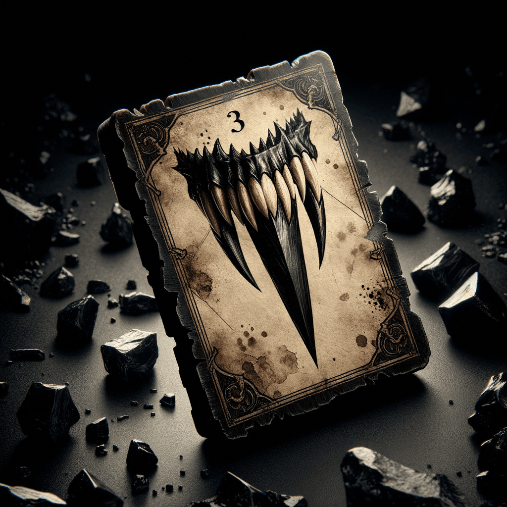 Fang Sigil card — value 3